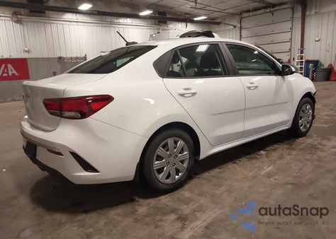 2022 Kia Rio S из США, поврежденный, VIN 3KPA24AD4NE435531